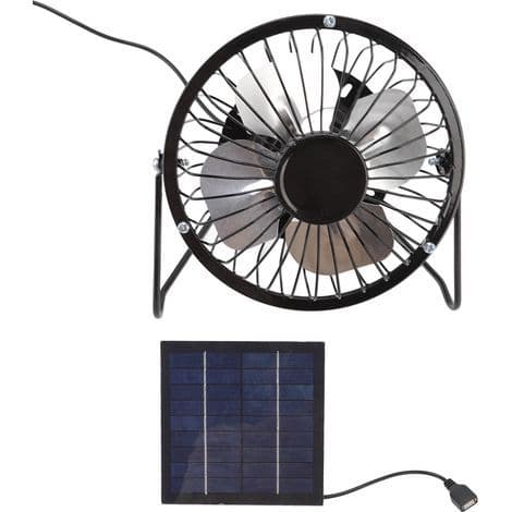 Fotovoltaisk solcellepanelmontering, ventilasjonssystem, mini bærbar USB kjølevifte 5v 2.5w