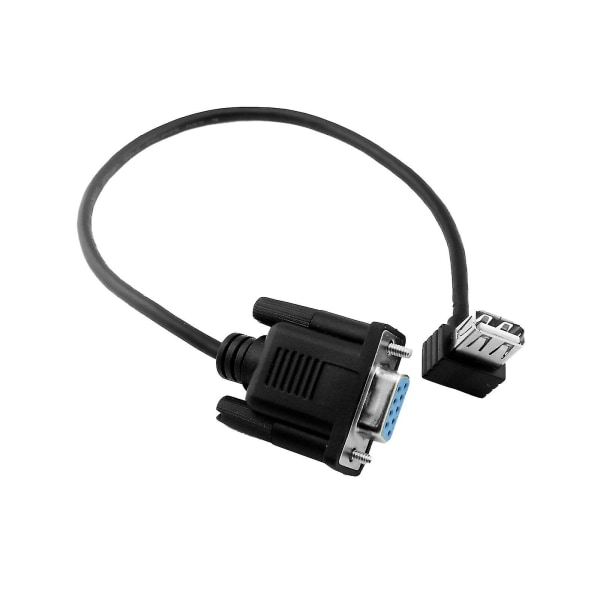 Rs232 Db9 9 ben hun til usb 2.0 A han plc seriel kabel adapter konverter 8" tommer 25 cm ft