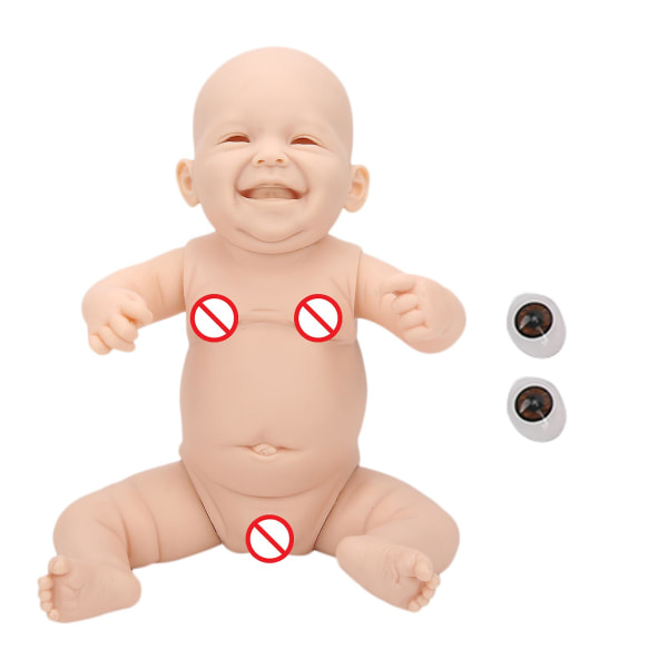 18-tommers umalt blank Reborn Baby Doll Kit Gjør-det-selv-simulering Newborn Baby Doll Mold Sett
