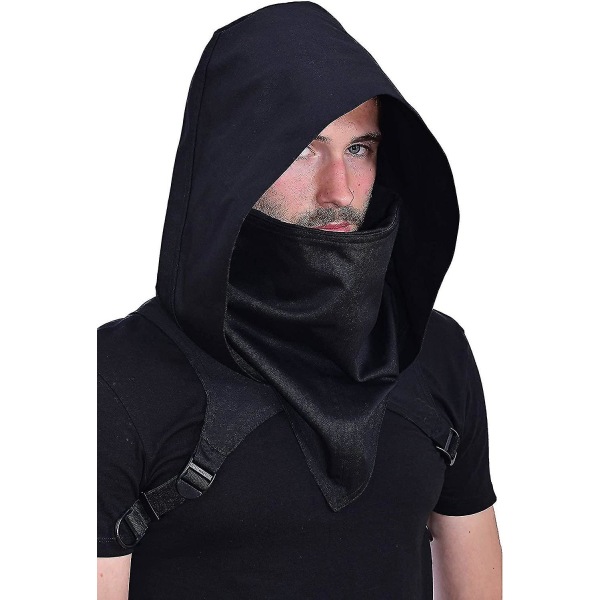 Cyberpunk Rogue Hetteskjerf, Assassin Kostyme Hetteskjerf Vinter Unisex Kappehatt