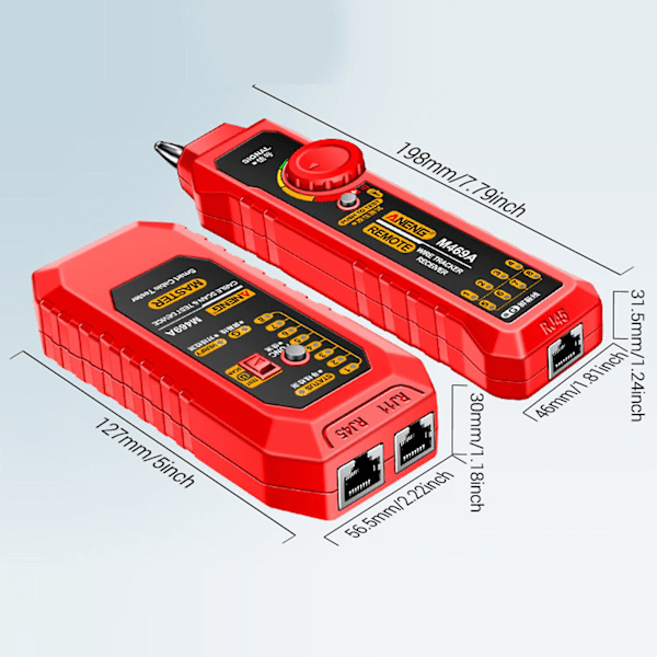 Langallinen testaaja Rj45 Rj11 Kaapelinseurain Verkon Lan Linjan Etsijä Langallinen Seurain Työkalu Fg