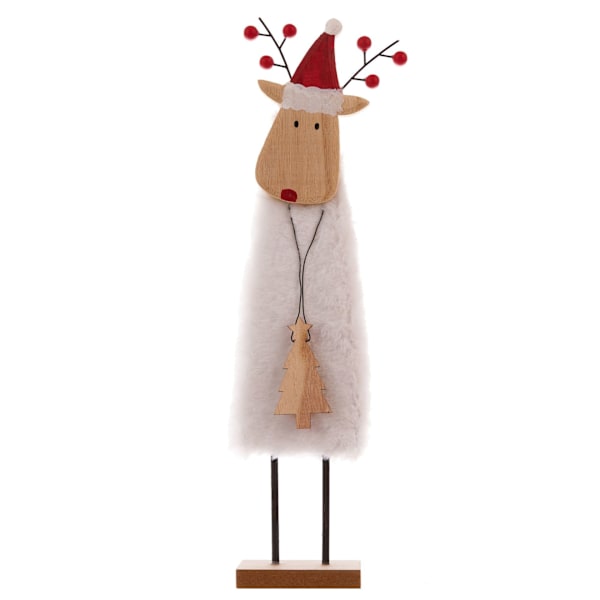 3-pack juldekorationar älg tomte julgran skrivbordsbutik layout mini ullfilt prydnader