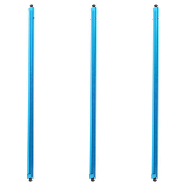 3x Central Drivaxel för Leksaker A949 A959 A969 A979 K929 RC-bil, Metall, Blå