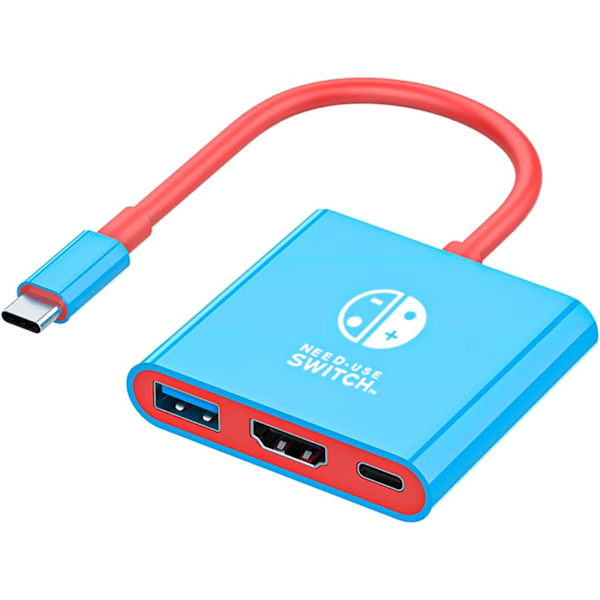 Portabel Switch Dock Typ C till Konverteringskabel