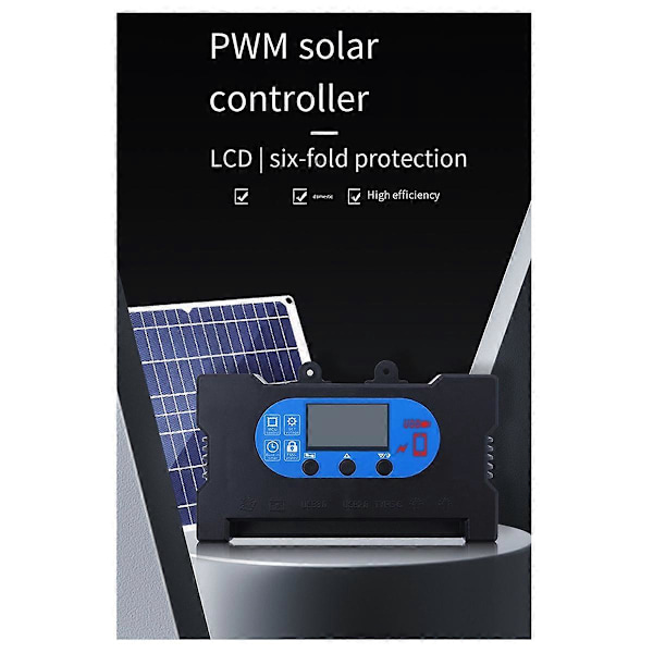 Solar Controller Blysyre Lithium Batteri Universal Controller Dobbelt USB Hurtig Opladning Solar Controller