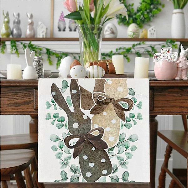 33 x 183 cm Pääsiäispupu pöytäliina, pääsiäispupu pöytäkoriste, juhlava pääsiäispupu design