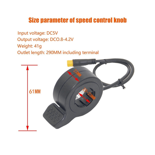 Electric Scooter Speed Dial Throttle Accelerator Compact And Portable Carry Convenient Replacement