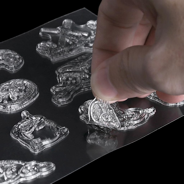 Bröd Transparent Klar Silikonstämpel för DIY Scrapbooking Fotoalbum Dekor