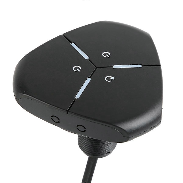Dator Skrivbord Switch PC Ström på/Omstart Knapp Dubbel USB Extern Förlängnings Strömkabel På/Av Knapp för Kontor A