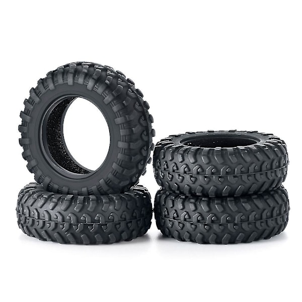 4 st Gummidäck 42x15mm Hjul Däck för Mini-z Jimny RC Crawler Bil Uppgraderingsdelar