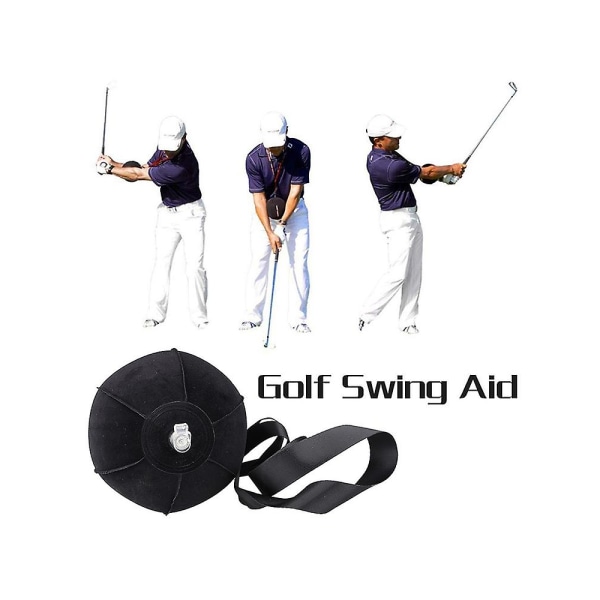 Ny opgraderet Golf Smart Oppustelig Boldtræner, Golf Swing Trainer Hjælp til at understøtte holdningskorrektion, let at bruge træningstilbehør