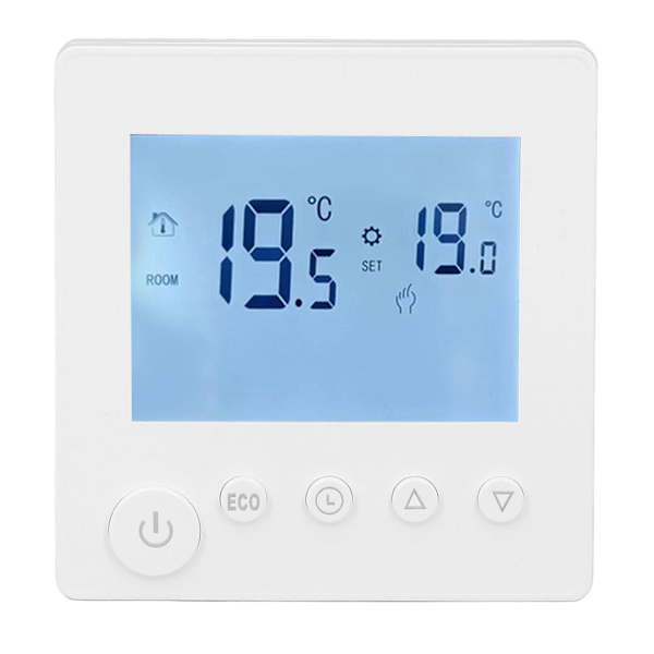 Vattenvärmetermostat LCD Intelligent Temperaturregulator 95-240V