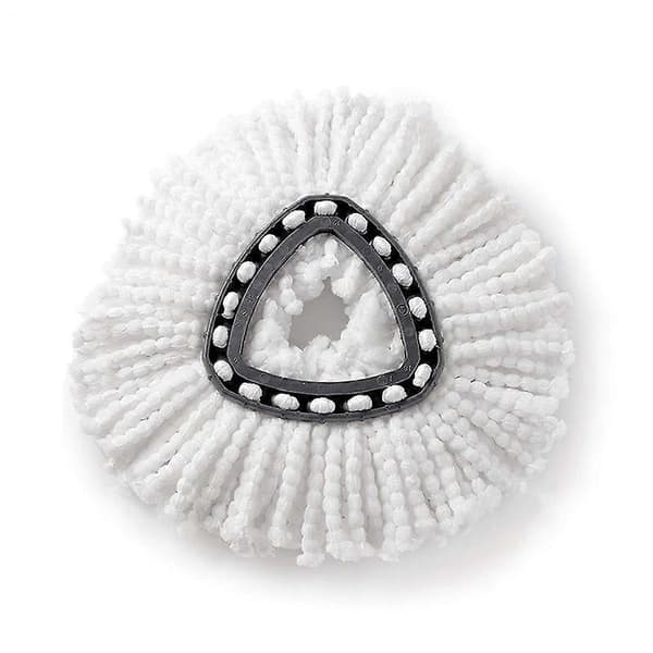 4-pakning for O-Cedar trekantet roterende moppehode, mikrofiber erstatning bomullsgarnhode, moppetilbehør
