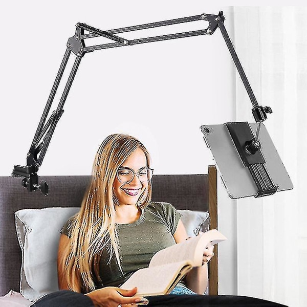 Tablet Holder For Bed, Adjustable And Foldable With 360 Degree Rotation For Iphone, Ipad, Cell Phone, Tablet Hao-YUHAO