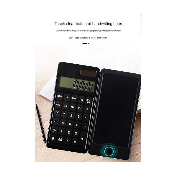 Mini Solcelledregner Skrivetablet 6,5 Tommer Digital Grafisk Tablet Lcd Skrivepude Med Stylus Bærbare Regnemaskiner