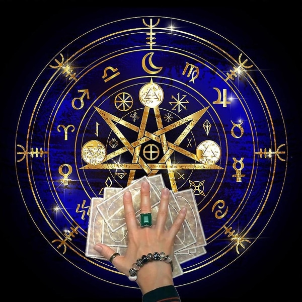 Tarotkort Duk Altar Tarot Duk Astrologi Pad Bordtrekk-dekor