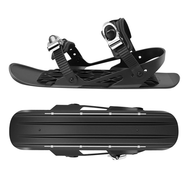 Ny uppgradering Snowfeet - Mini-korta skidskridskor för snö, korta Snowskates Snowblades Skiboards