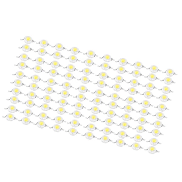 3W Hög Effekt LED-Pärlor Ljusdiod-Chips SMD för DIY Belysningsarmaturer Vit