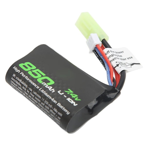 7,4v 850mah Lipo-batteri 850mah litiumbatteri för 1/16 fjärrkontroll terrängfordon