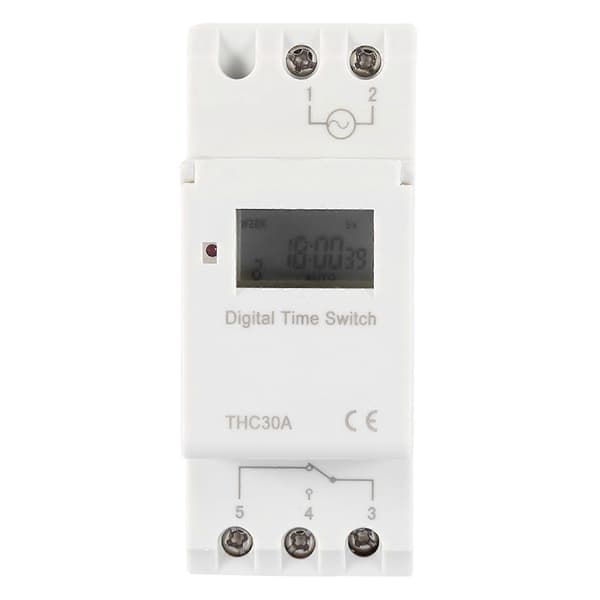 THC 30A Digital Timerbryter Programmerbar Elektronisk Tidstyring Bryter (110V) YEMAA