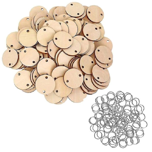 50pcs Slices With Holes Diy