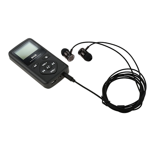 NY Bærbar Lomme Digital FM DAB/DAB+ Radio MP3-spiller Bluetooth 4.0 PracticTa js