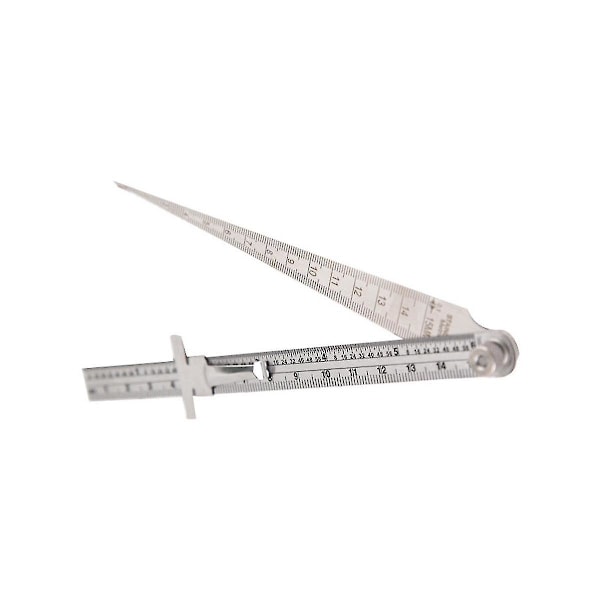 Svejsinspektionslinjal Linjal + 1-15 Tapered Linjal Kombineret Linjal