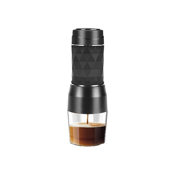 Espresso kaffetrakter Håndpresse Kapsel Kvernet kaffetrakter Bærbar kaffemaskin Passer kaffe Po