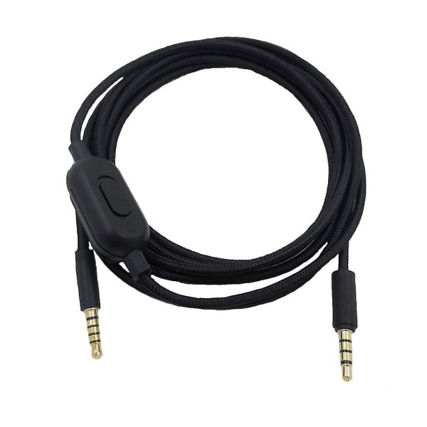Bærbar 2m lydkabel for hodetelefoner for Logitech Gpro X G233 G433