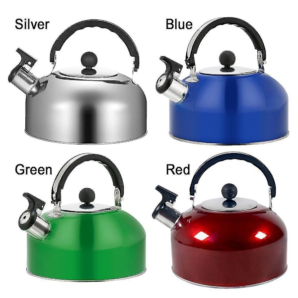 Steel Teakettle Stove Gas Water Kettle Whistling Kettle Teapot For Trips