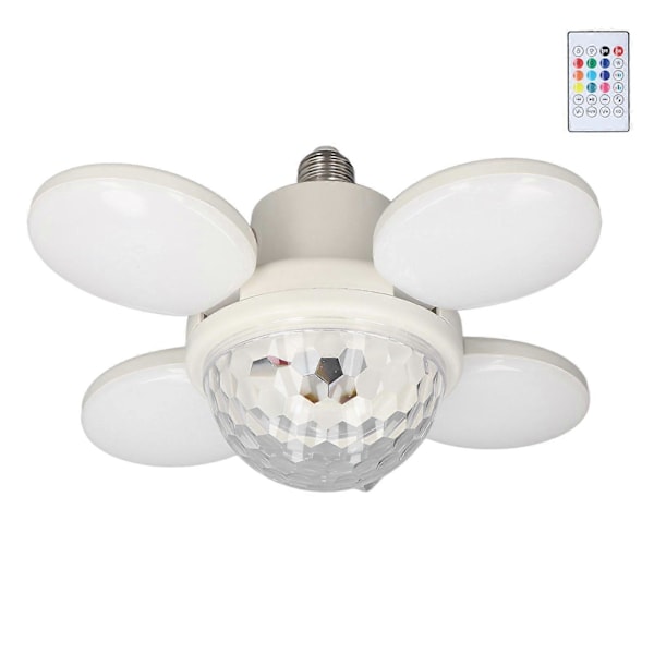 LED-lampa RGBW Dämpning Synkronisering Färgbyte Justerbar Panel Fjärrkontroll Spela Musik Ljus 85265V