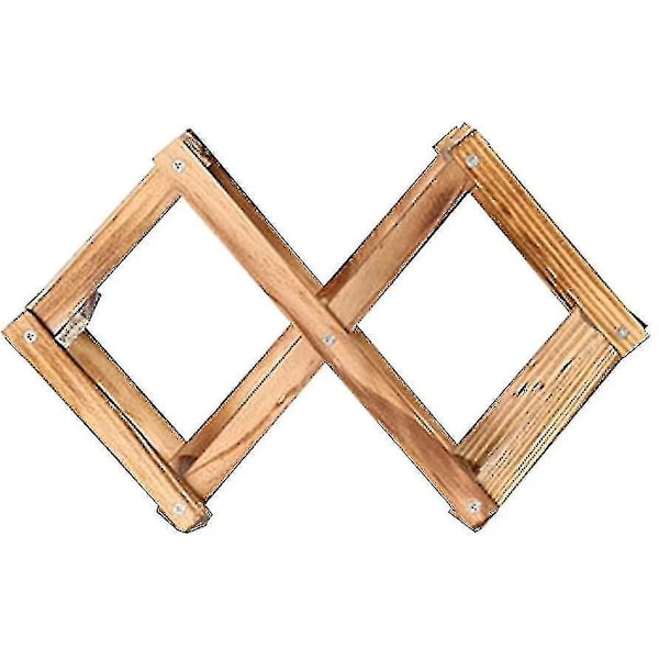 Sammenleggbart Vinstativ i Tre - Diamant Massivt Tre Holder 3 Flasker