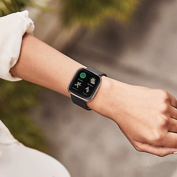 Dhrs 3 kpl näytönsuojaa yhteensopiva Fitbit Versa 2 kotelon kanssa, erittäin ohut ja pehmeä TPU