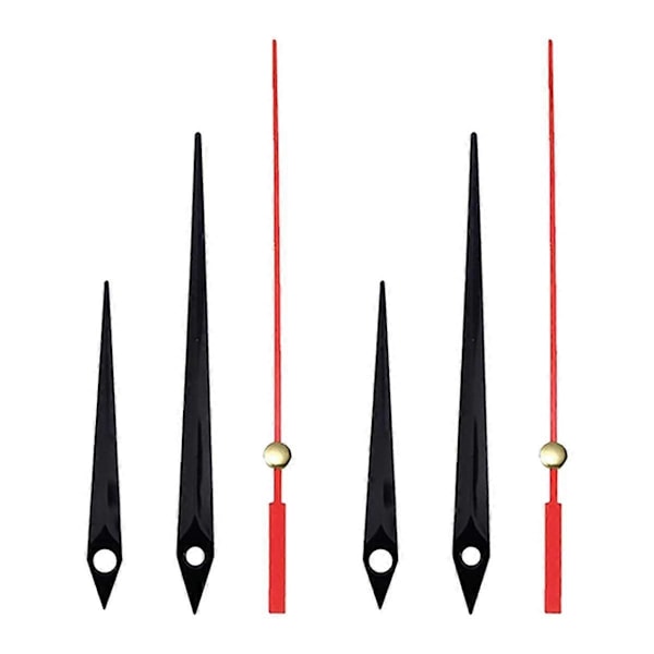 2 Set DIY Klockurverk Kit Oscillerande Urverk med Visare Quartz Klocka Reparationsdelar Ersättningsdelar E