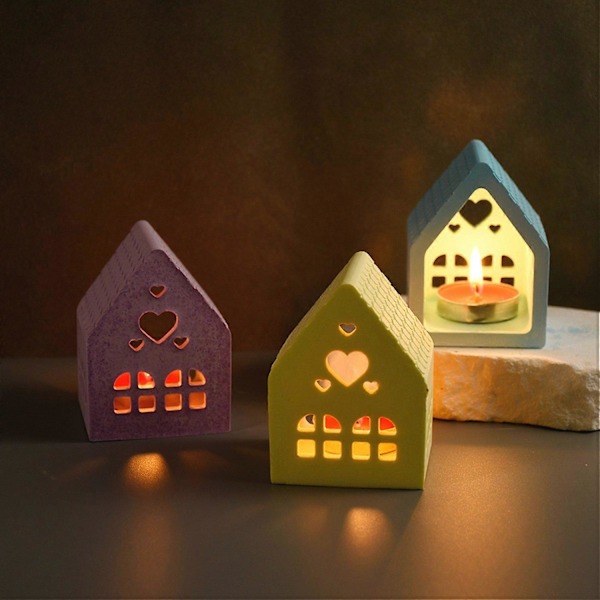Silikoneform hus, 3D silikoneforme støbeforme huse, støbeform hus designs kreative