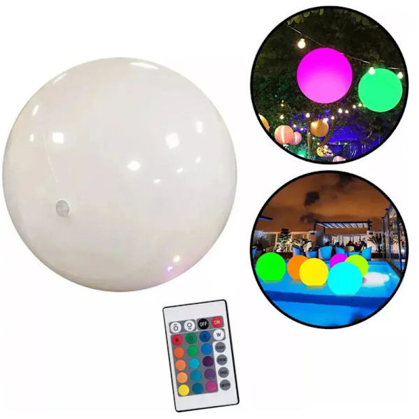 LED-upplysta poolbollar