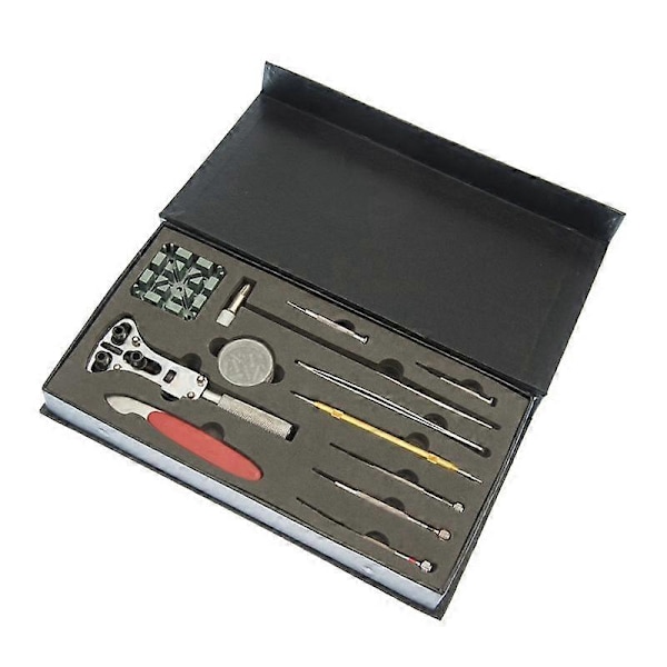 29 st Box Klockreparationsverktyg Batteribyte Armbandsjustering Urmakare Hem Klockarmbandsborttagning-