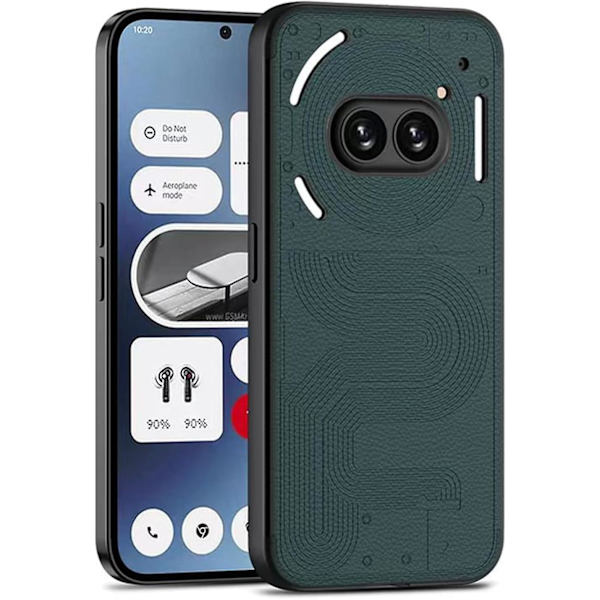 För Nothing Phone (2a) Fodral, för Nothing Phone (2a) Omslag Matt Läder & PC Fodral Silkeslent Ultra Slim Fit Repskyddsfodral för Nothing Phone (2a)