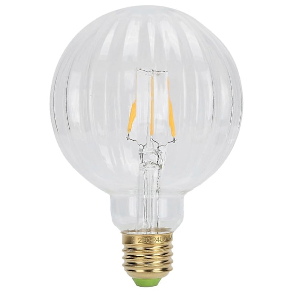 G95 Retro Glödlampa E27 4W 220V Vattenmelonformad LED Filamentlampa Dekorativ Belysning Varm Ljus Transparent