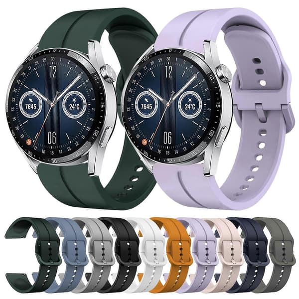 Til Huawei Watch GT3 42mm 20mm Loop Silikone Urrem