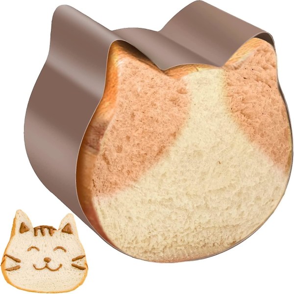 Cat Shape Cake Pan, Cat Bread Form, Nonstick Bakpanna, Cheesecake Pan, Bröd Brödform för bakning, Gör själv, Carbon Steel-yu