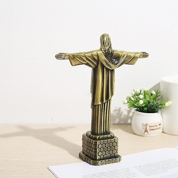 Metallista valmistettu käsityö Jeesus-malli Dekoraatio Brasilia Jeesus