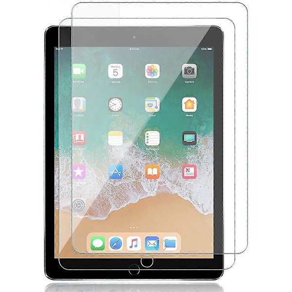 2 kpl. Karkaistun lasin kalvoa iPad Air / Air 2 9,7 tuuman karkaistulle iPad 2018 karkaistulle lasille 9H HD, Fruchpiece suojakalvo