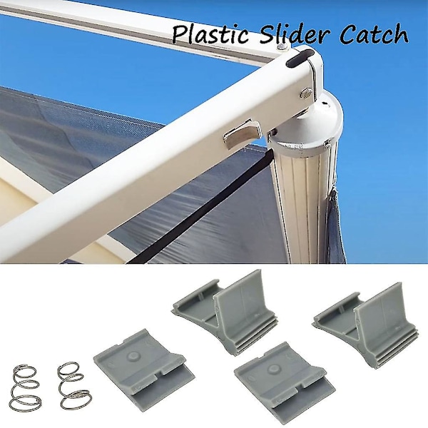 Markisearm Slider Catch Kit til Dometic A&e 8500 9000 Rvs Markise Slider Catch
