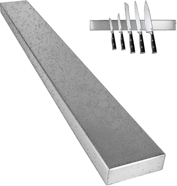 Magnetisk knivholder i rustfrit stål, redskabsholder, længde 30 cm