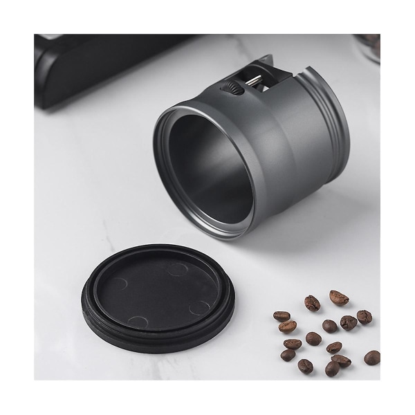 Kaffefilterhandtagshållare i rostfritt stål Espressomatta Stativ Kaffe Tamper Base Rack Kaffe Access