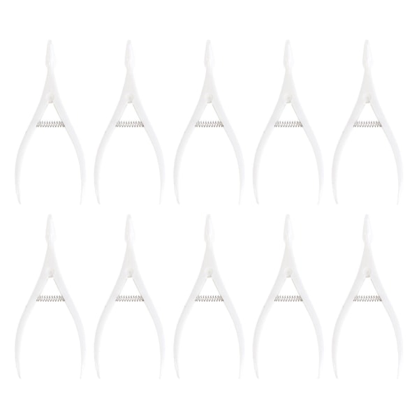 10 stk engangs sterilt neseskop kirurgisk neseundersøkelse speil nesekirurgiske verktøy (fjær for tilfeldig)