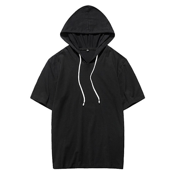 Herre kortærmet pullover hættetrøje