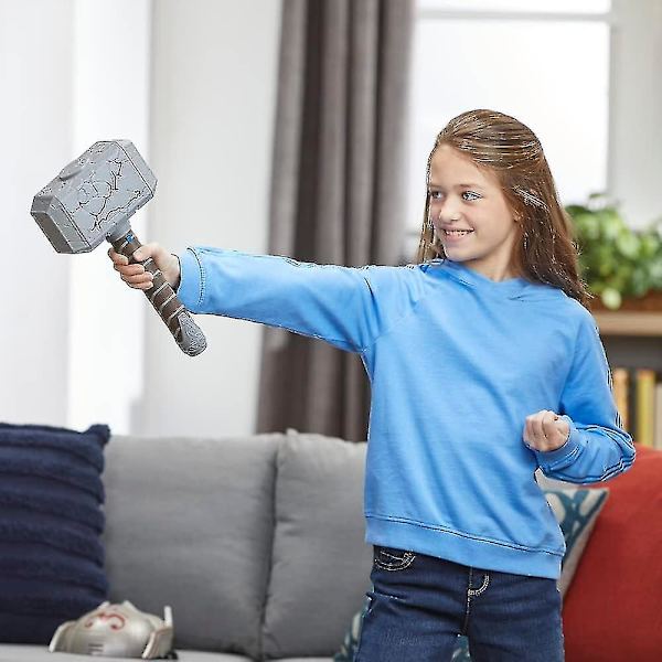 Marvel Studios Thor: Love And Thunder Mighty Fx Mjolnir Elektroninen Vasara Roolipelilelu 5-vuotiaille ja sitä vanhemmille lapsille