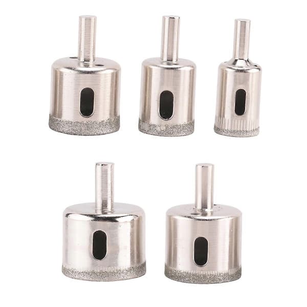 5 stk Diamant Flis Hull Sag Bor Bor Bits Sett Kutting
